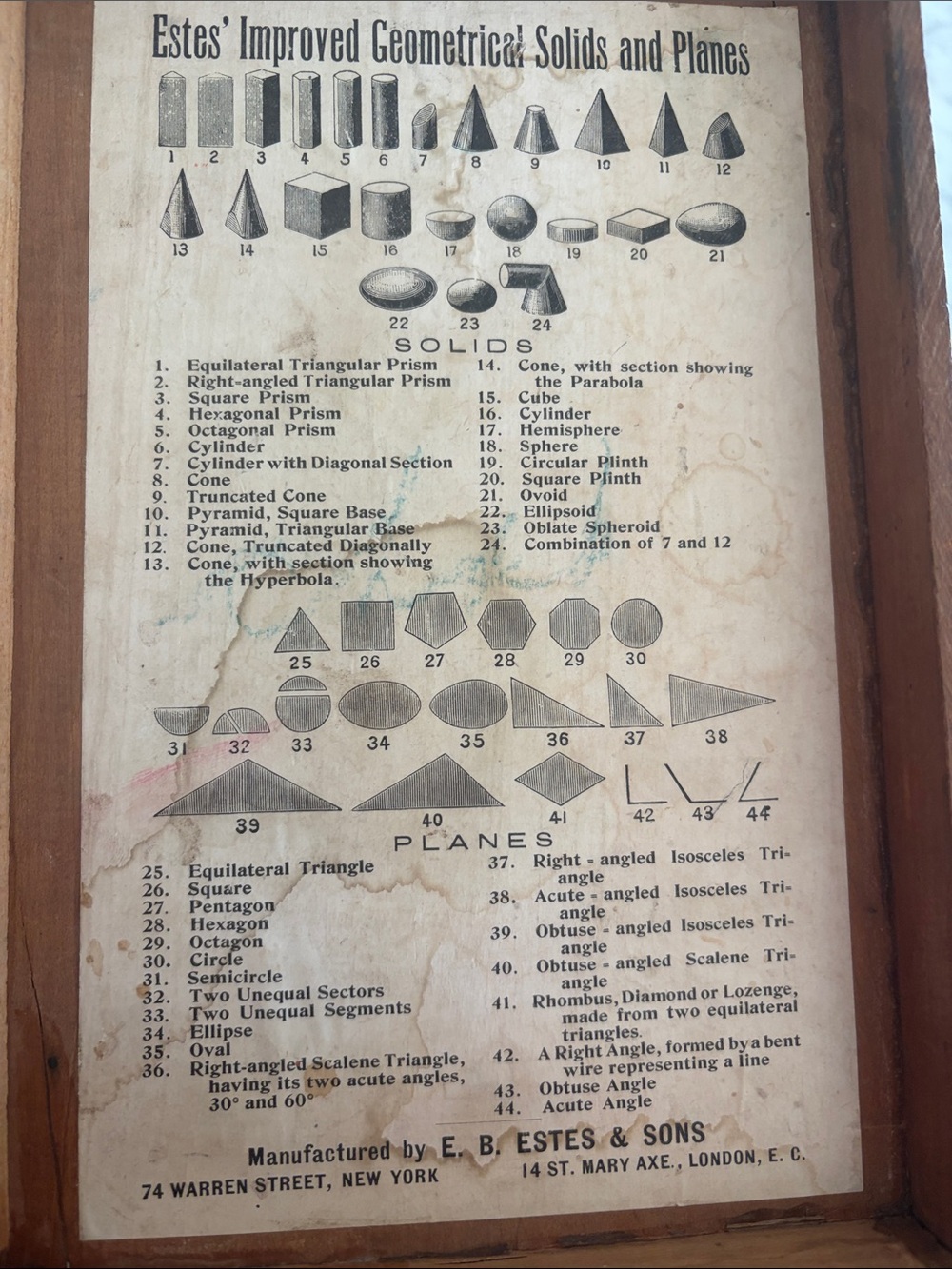 Antique math set - Picture 2 of 2